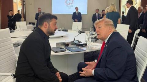 Трамп и Зеленский обсудили ситуацию в Украине на саммите G7 во Франции