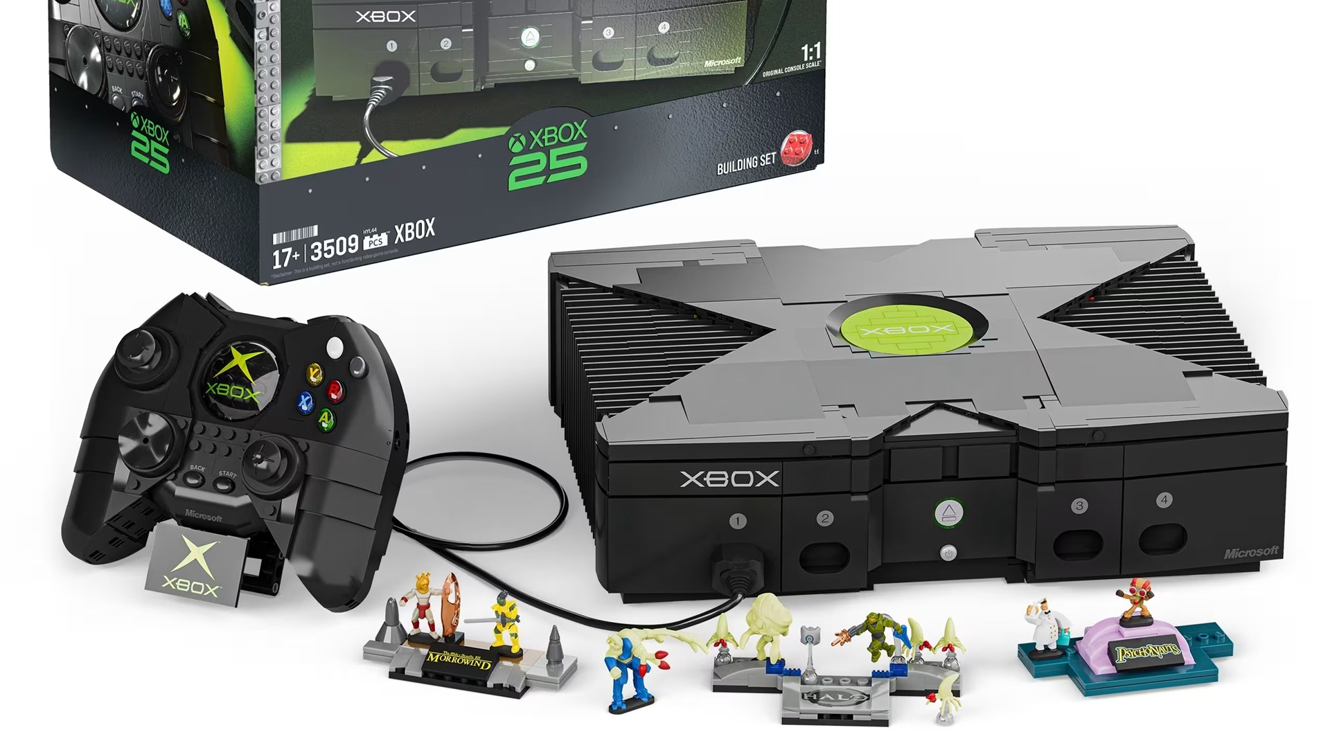 Mattel выпустит реплику оригинальной Xbox из 3509 деталей