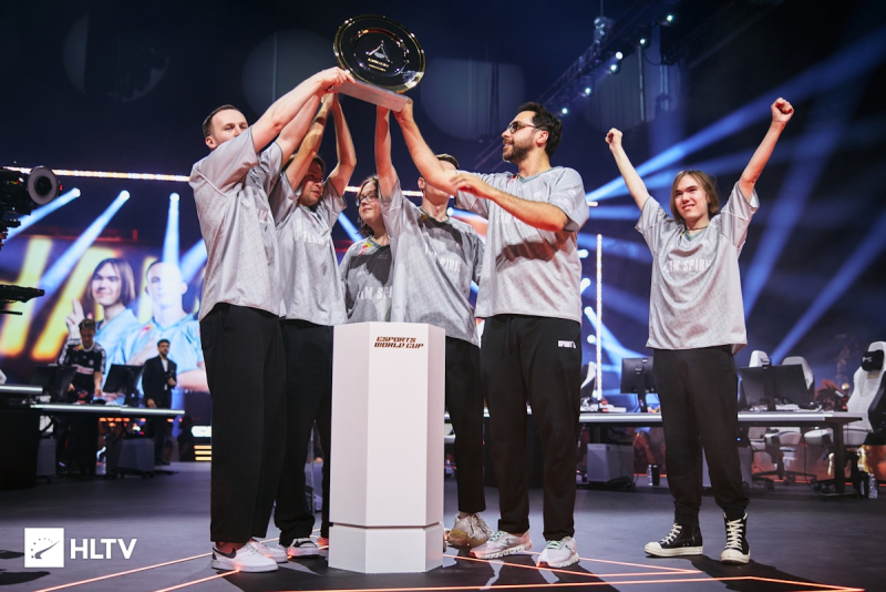 Team Spirit выиграла Esports World Cup 2026 по CS2 и второй титул за день