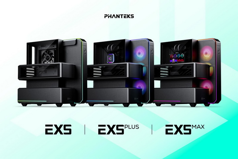 Phanteks представила модульные корпуса EX5 с раздельными отсеками для комплектующих