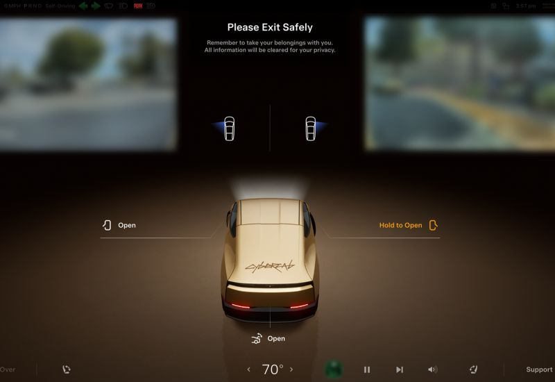 Снижение акций Tesla на 6 % после разочаровывающего дебюта беспилотных такси Cybercab