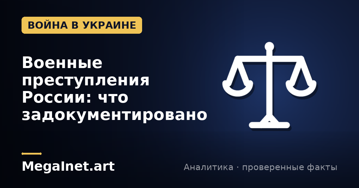 Военные преступления России в Украине: что задокументировано