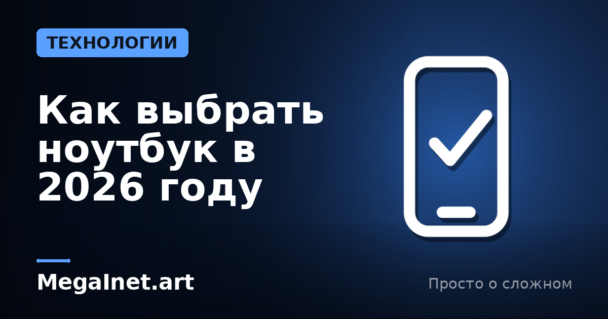 Как выбрать ноутбук в 2026 году