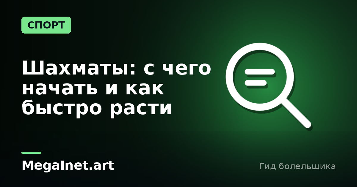 Шахматы: с чего начать и как быстро расти