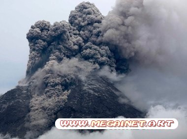 Извержение вулкана Мерапи (Индонезия)