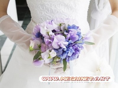 Красивые свадебные фоны - Букет невесты