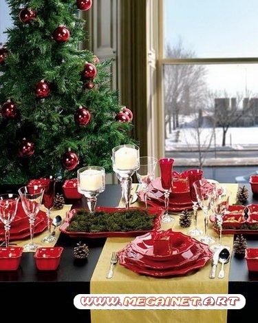 Сервировка новогоднего стола ( фото + описание )