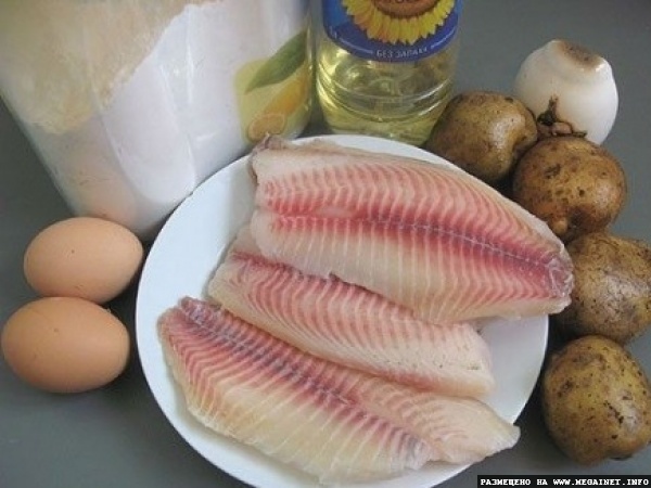 Рыба в картофельной корочке Рыба в картофельной корочке