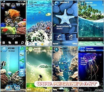 Темы для Nokia Symbian - Водный мир